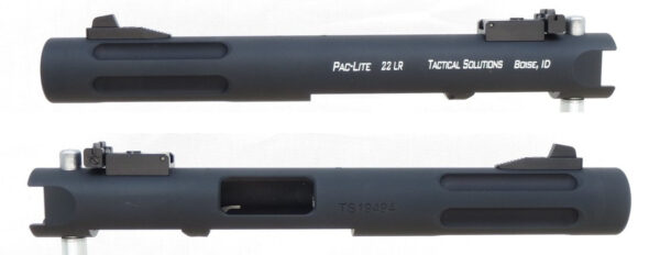 TacSol4.5 Fluted Pac-Lite Matte Black 1/2"x28 threads