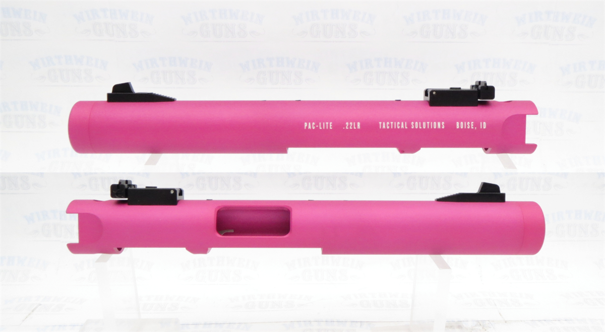 Tactical Solutions Pac-Lite 4.5" Non-Fluted Matte Raspberry Pink 1/2"x28 threads