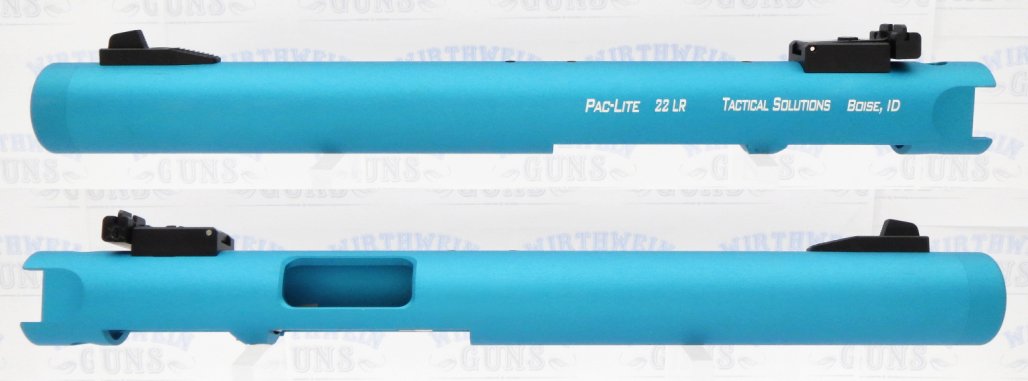 TacSol Tactical Solutions Pac-Lite 6" Non-Fluted Matte Turquoise 1/2"x28 threads