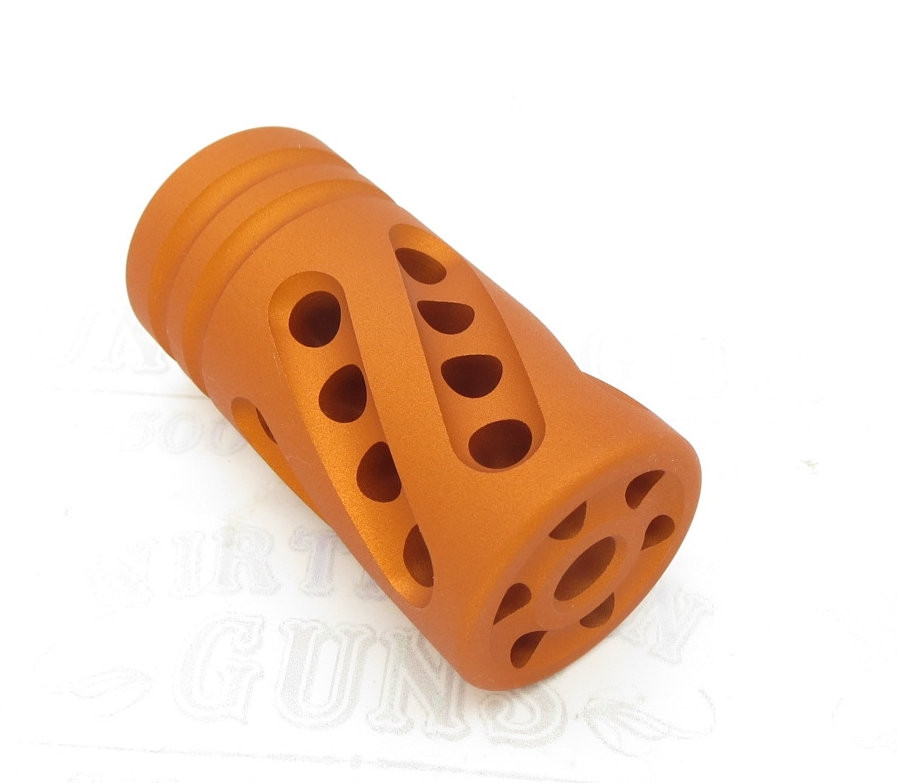 Tactical Solutions PERFORMANCE SERIES Pac-Lite 1" Compensator MATTE ORANGE 1/2"x28