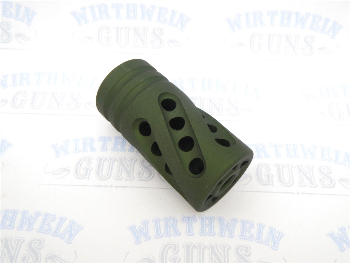 Tactical Solutions PERFORMANCE SERIES Pac-Lite 1" Compensator Matte OD Green 1/2"x28