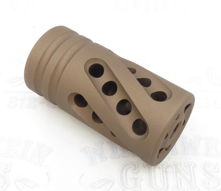 Tactical Solutions PERFORMANCE SERIES Pac-Lite 1" Compensator Matte Quicksand (FDE) 1/2"x28