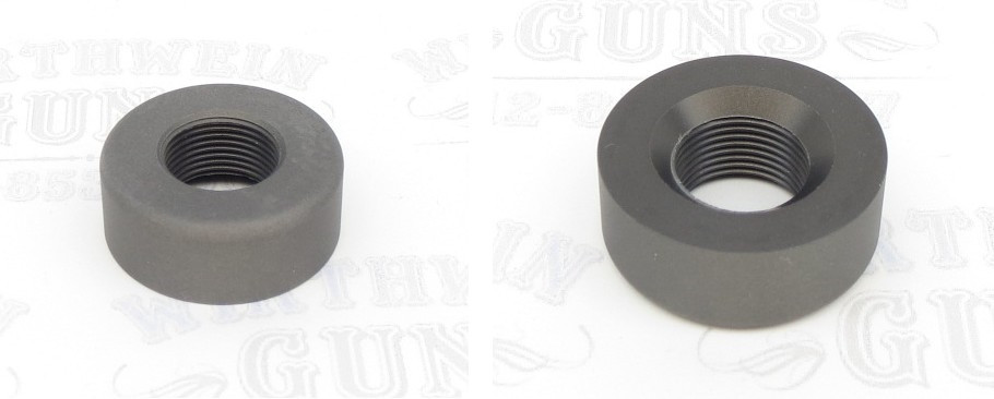 TacSol Tactical Solutions Pac-Lite REPLACEMENT 1" Diameter Thread Protector (End Cap) 1/2"x28 Matte Gun Metal Gray