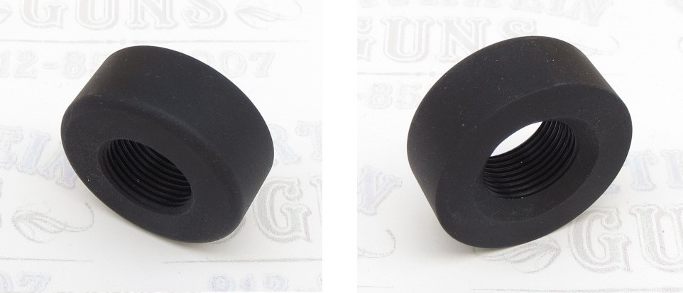 TacSol Pac-Lite 1" Thread Protector Matte Black 1/2x28