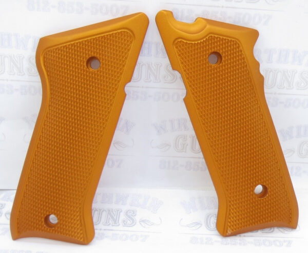 Tactical Solutions Pac-Lite Aluminum Mark 3 Grips Matte Orange
