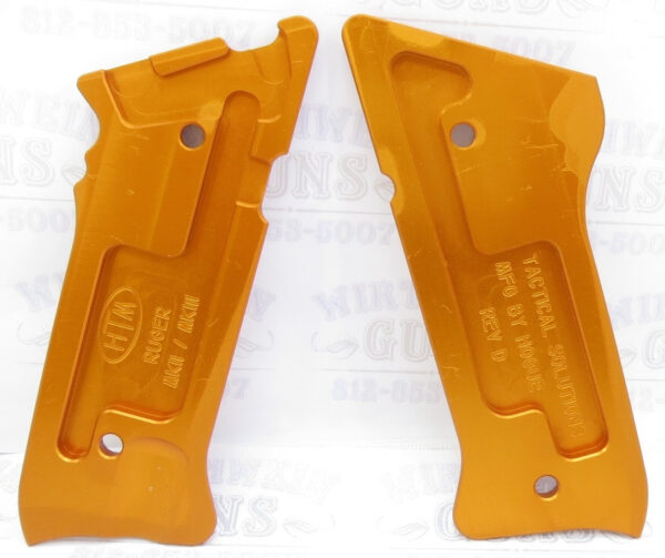 Tactical Solutions Pac-Lite Aluminum Mark 3 Grips Matte Orange