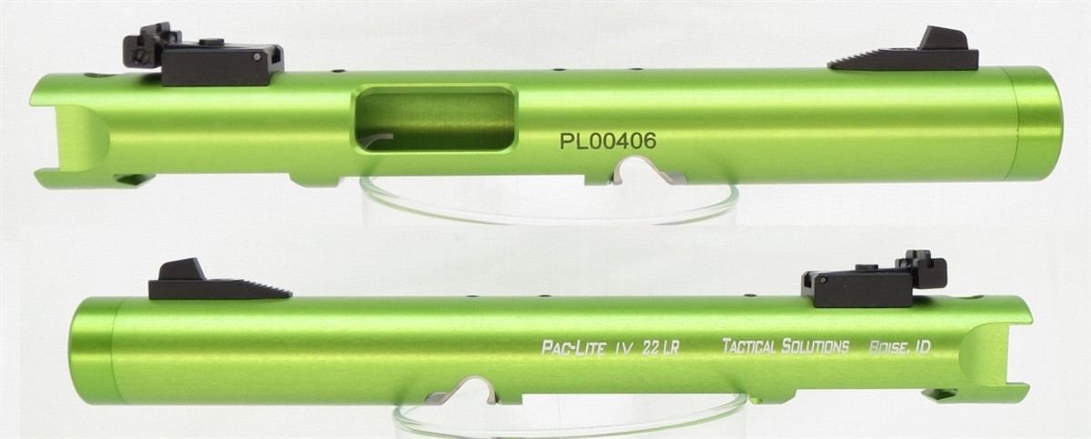 Tactical Solutions Mark IV Pac-Lite 4.5" NON-Fluted Laser Green 1/2x28 threads
