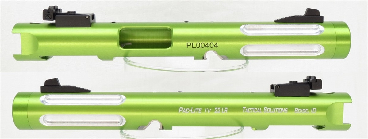 Tactical Solutions Mark IV Pac-Lite 4.5" Fluted Laser Green Silver Flutes
