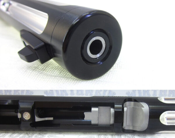 Tactical Solutions Mark IV Pac-Lite 6" Fluted Gloss Black Silver Flutes