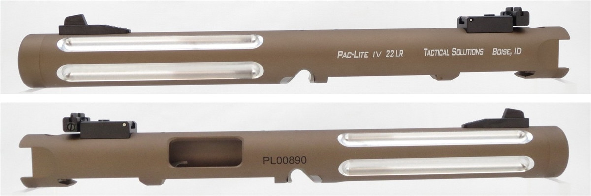 TacSol Tactical Solutions Mark IV Pac-Lite 6" Matte Quicksand (FDE) Silver Flutes