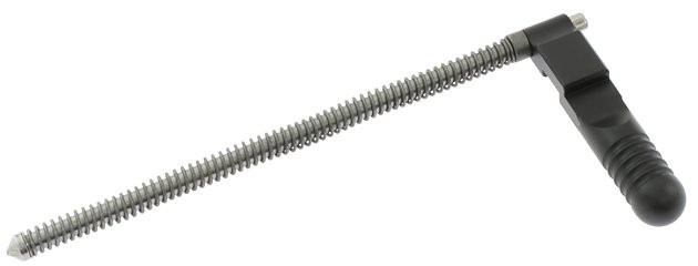Volquartsen Black Extended Bolt Handle - Recoil Rod Assembly for Ruger 10-22 & Charger