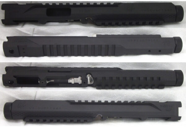 Volquartsen Ruger Mark IV LLV 6" Black 1/2"x28