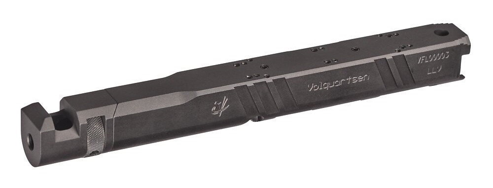 Volquartsen LLV-4X Black 4.5" (Mamba) Upper for Ruger Mark IV, Threaded 1/2"x28 Threads VC4LLV-X
