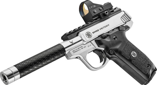 Volquartsen Carbon Fiber Lightweight Barrel with Forward Blow Comp for SW22 1/2"x28 Threads