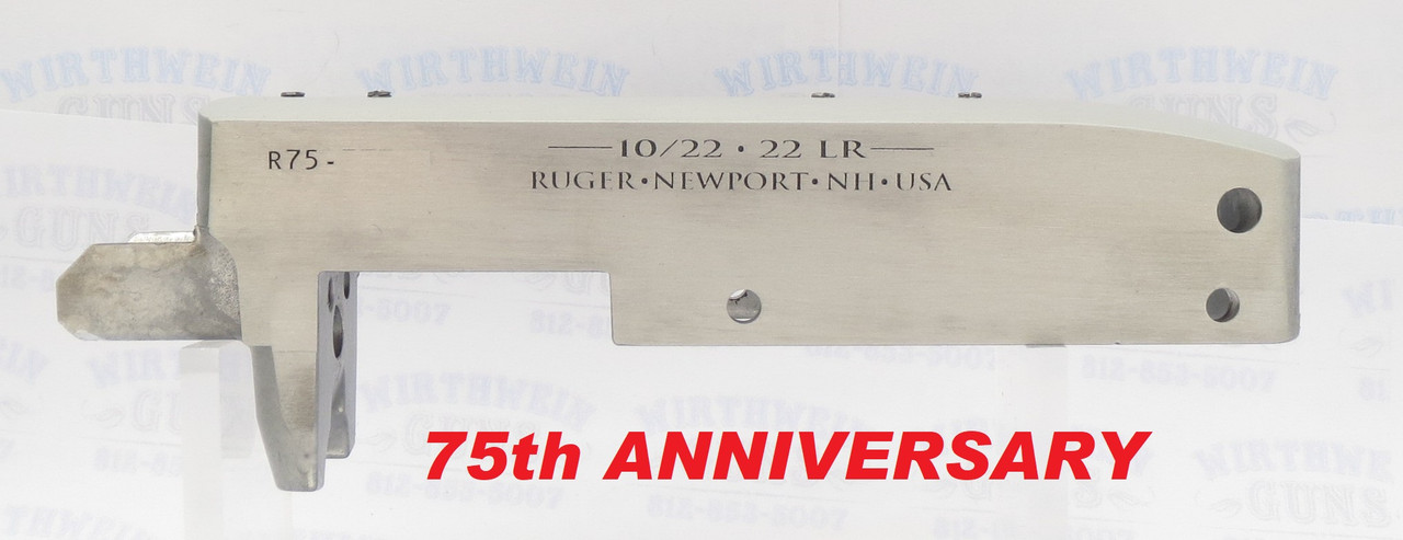 Factory Ruger 10/22 75th Anniversary Silver BARE Receiver 41275