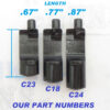 Factory Ruger Blued Magazine Latch Compare