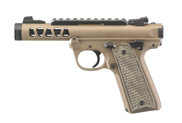 Hogue RUGER 22/45 MK IV G-MASCUS G10 PIRANHA GRIP PANELS