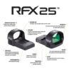 Viridian RFX-25 Reflex GREEN Dot Sight 3 MOA 981-0056