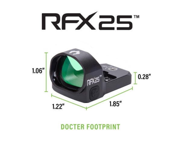 Viridian RFX-25 Reflex GREEN Dot Sight 3 MOA 981-0056