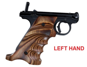 Volquartsen Laminated Wood Pistol LEFT Hand Grips for Standard Frame Ruger Mark 4 IV Brown VCTRG-4-B-L