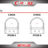 C-More RTS2B-V5 Mini Red Dot Sight 12 moa WITH PICATINNY BASE