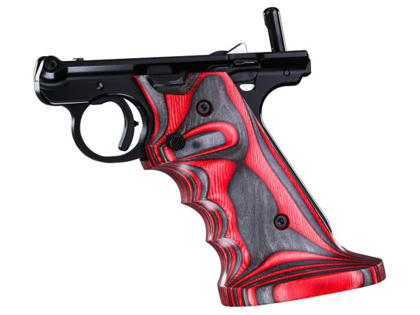 Volquartsen Laminated Wood Pistol LEFT Hand Grips Ruger Mark 4 IV Red- VCTRG-4-R-R