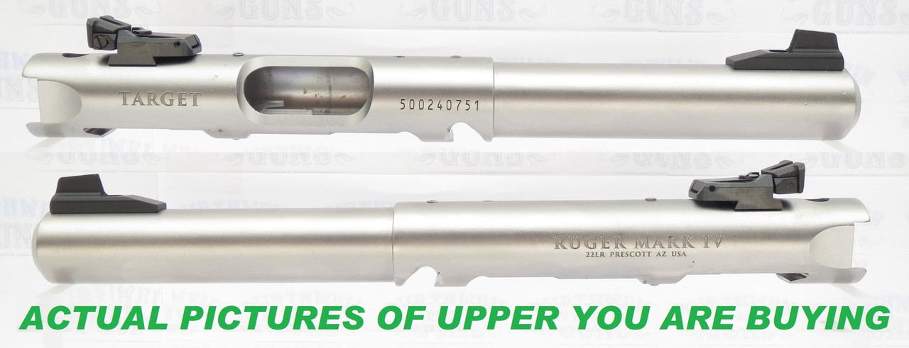 USED Ruger Mark IV 4 TARGET NEW Take Off Upper 5.5" Stainless Bull Barrel with Sights 40103 #751