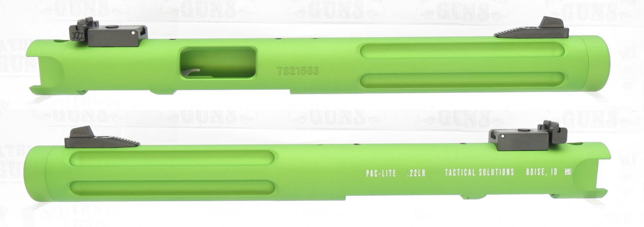 TacSol Tactical Solutions 6" Fluted Pac-Lite Upper for Ruger Mark 1 2 3 MATTE Laser Green 1/2"x28 threads