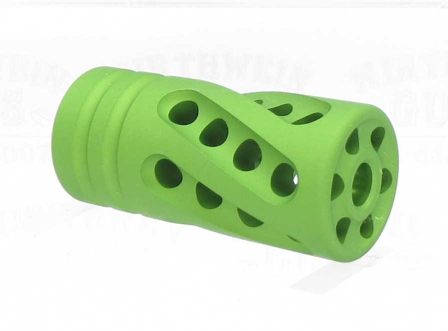 TacSol Tactical Solutions PERFORMANCE SERIES X-Ring .920" Compensator MATTE Laser Green for Ruger 10/22