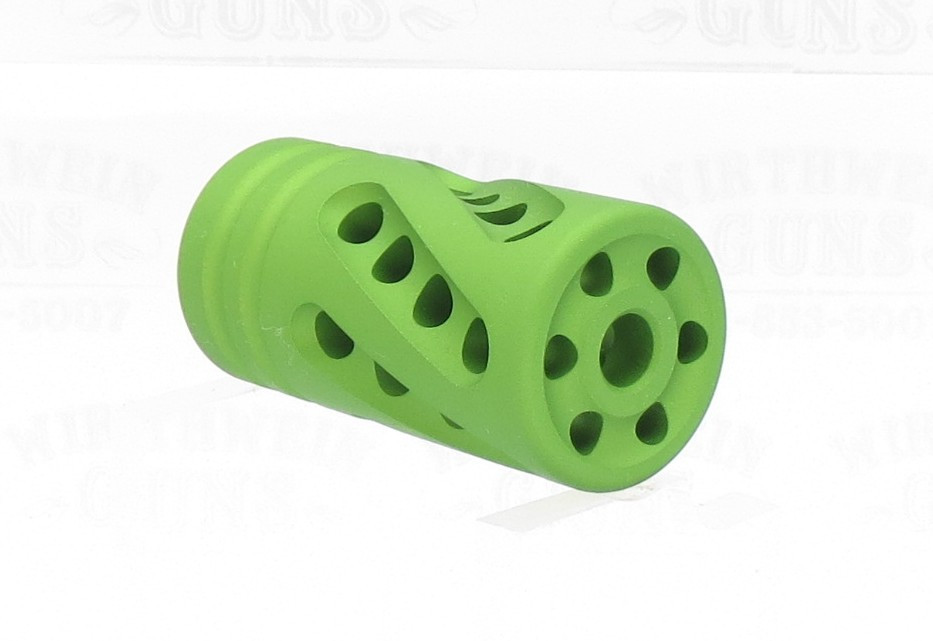 TacSol Tactical Solutions PERFORMANCE SERIES Pac-Lite 1" Compensator MATTE Laser Green 1/2"x28