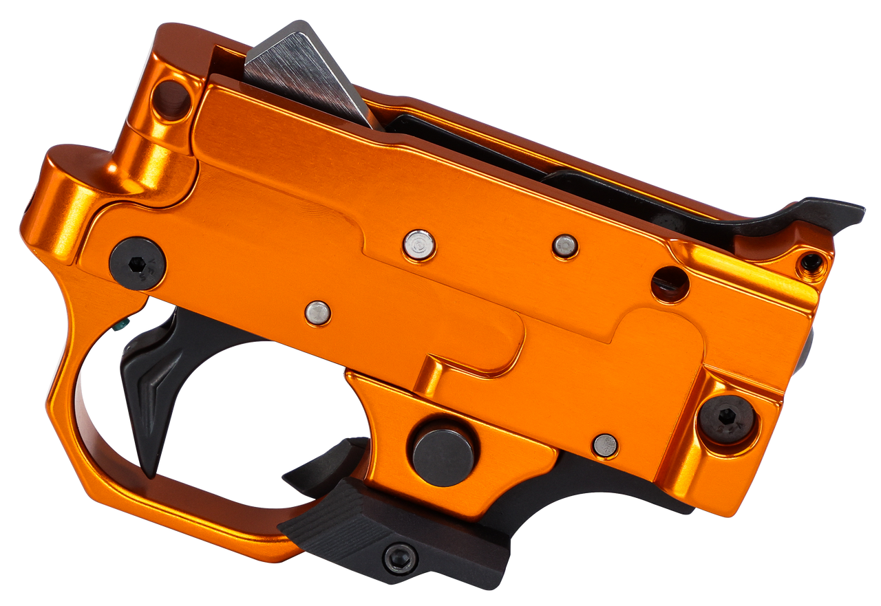 Volquartsen TG2000 Rapid Release Trigger Assembly for Ruger 10/22 and Charger in Orange, VCTP-1-O-10-RR