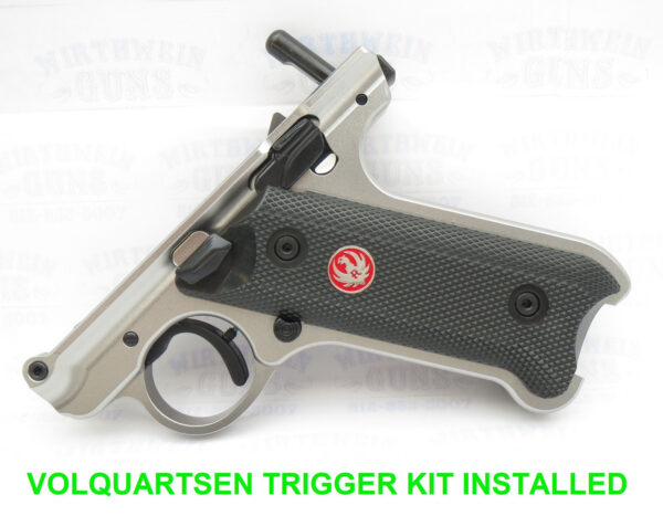 Ruger NEW Take Off Mark IV 4 Standard Stainless Steel Grip Frame Lower WITH NEW VOLQUARTSEN TRIGGER KIT INSTALLED