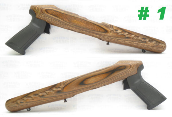 Factory Ruger Charger Brown Laminate Stock *Actual Photos* for Standard Tapered Barrel TALO Model 4919 #1