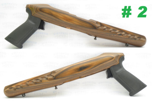 Factory Ruger Charger Brown Laminate Stock *Actual Photos* for Standard Tapered Barrel TALO Model 4919 #2