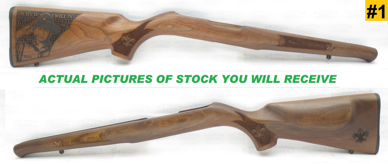 Factory Ruger 10/22 TALO BOYSCOUT Walnut Stock model 1255 #1