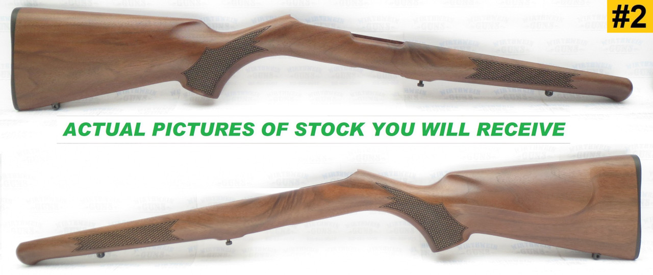 ALTAMONT Ruger 10/22 Walnut Stock with "SNAKESKIN" Checkering #2