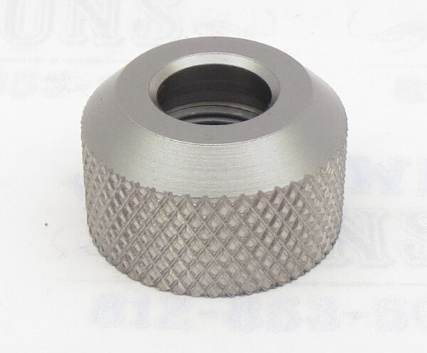 Factory Ruger Mark 3 4 IV Stainless Steel Thread Protector -Barrel Cap- for 40126 and any other .875" diameter barrel - 1/2" x 28 Threads