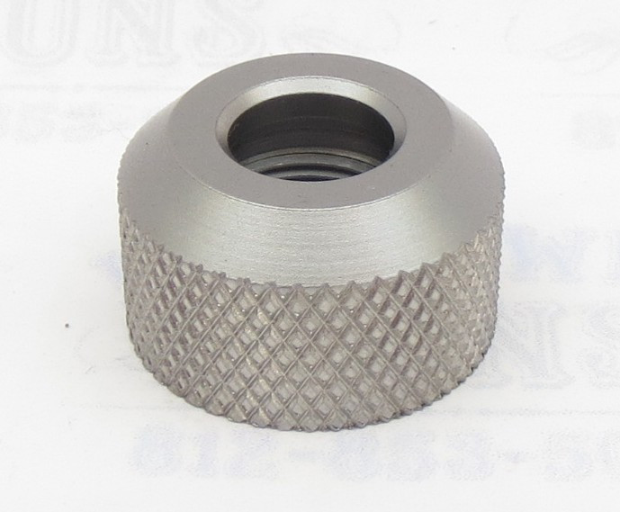 Factory Ruger Mark 3 4 IV Stainless Steel Thread Protector -Barrel Cap- for 40126 and any other .875" diameter barrel - 1/2" x 28 Threads