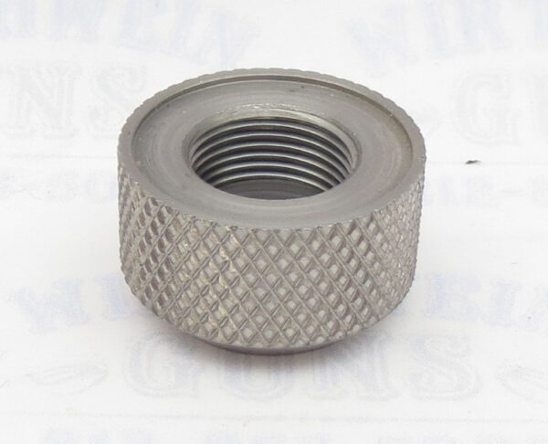 Factory Ruger Mark 3 4 IV Stainless Steel Thread Protector -Barrel Cap- for 40126 and any other .875" diameter barrel - 1/2" x 28 Threads