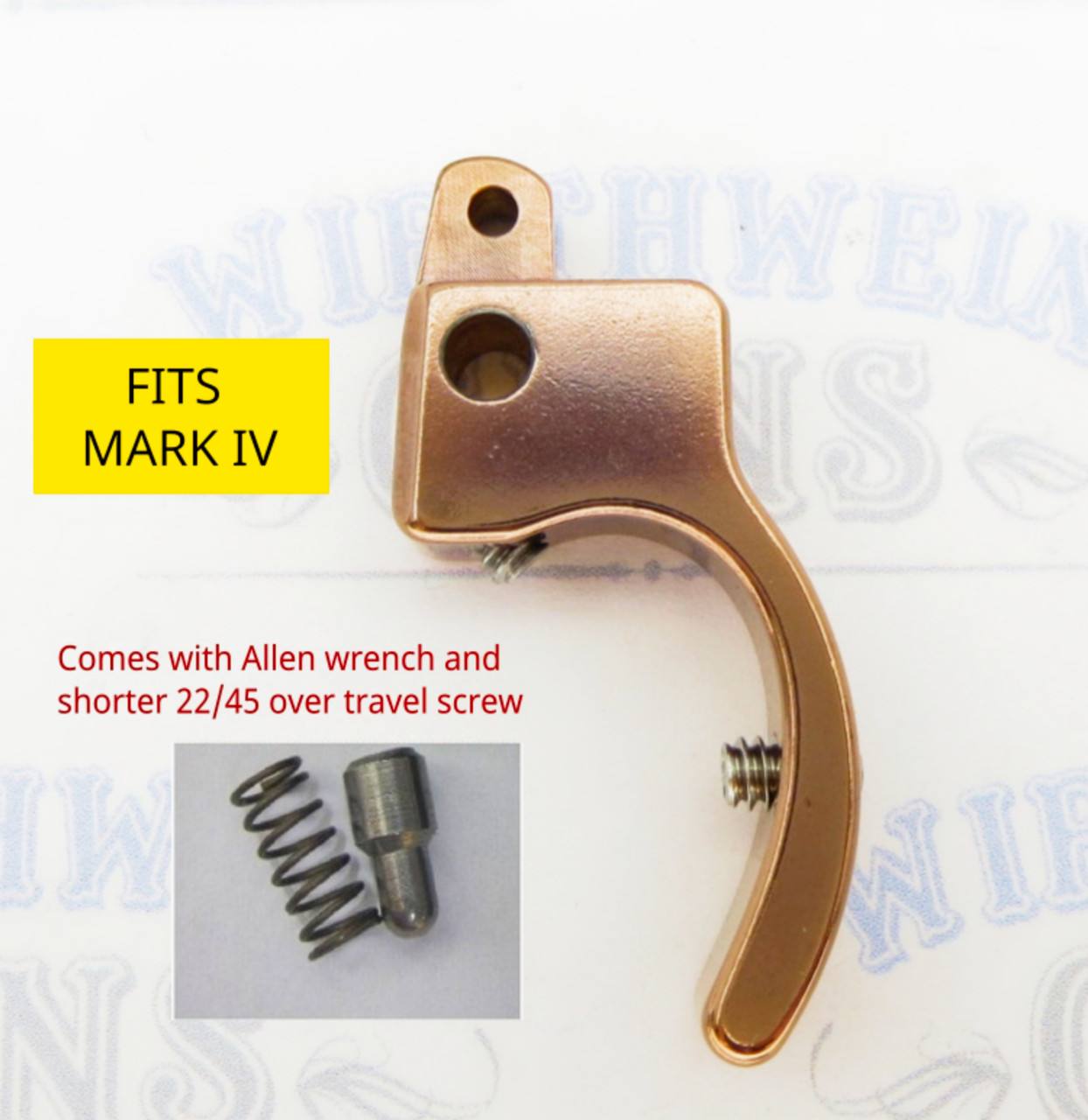 Volquartsen Ruger Mark 1 2 3 4 ROSE GOLD Target Trigger VC2TT-RGT