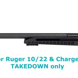 Volquartsen 10/22 TAKEDOWN Lightweight Carbon Fiber Barrel with BLACK STAINLESS Ends, with Forend VCTDLW‑0007