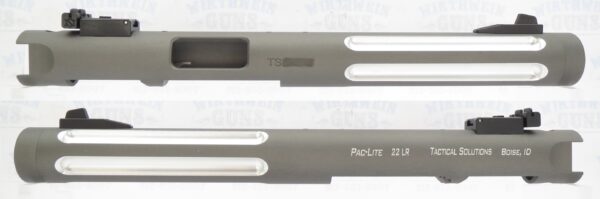 Tactical Solutions TacSol Ruger Mark 1 2 3 6" Pac-Lite Matte Gun Metal Gray Silver Flutes