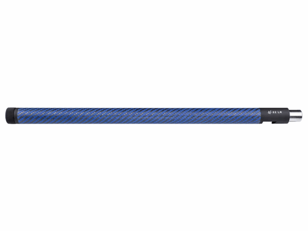 Volquartsen Ruger 10/22 Lightweight BLUE Carbon Fiber Barrel with BLACK Ends and 1/2"x28 Threads VF10LCF-0007