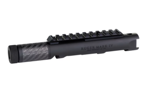 Volquartsen 3.5" Lightweight Carbon Fiber Barrel Upper for Ruger Mark IV, Black Threaded 1/2"x28 VF4CF-6-0004