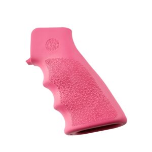 1 Hogue 15007 AR-15 Finger Groove Beavertail Grip fits Ruger Charger PINK