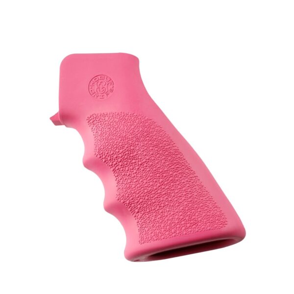 Hogue 15007 AR-15 Finger Groove Beavertail Grip fits Ruger Charger PINK